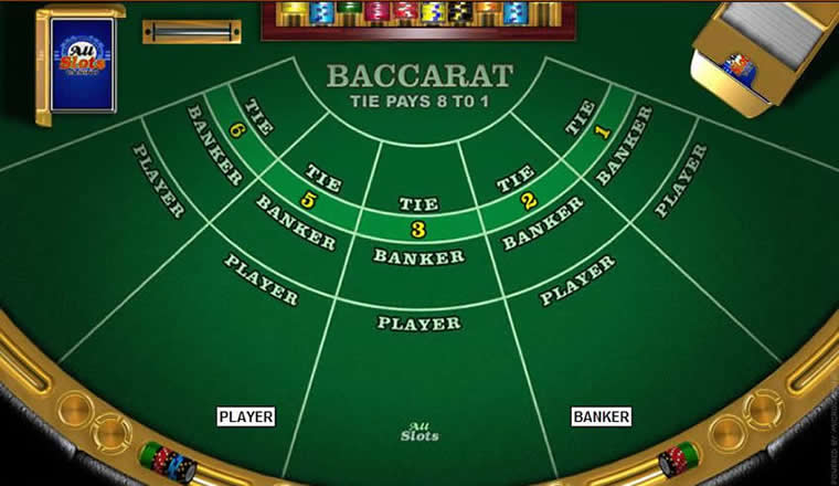 Baccarat Table Layout